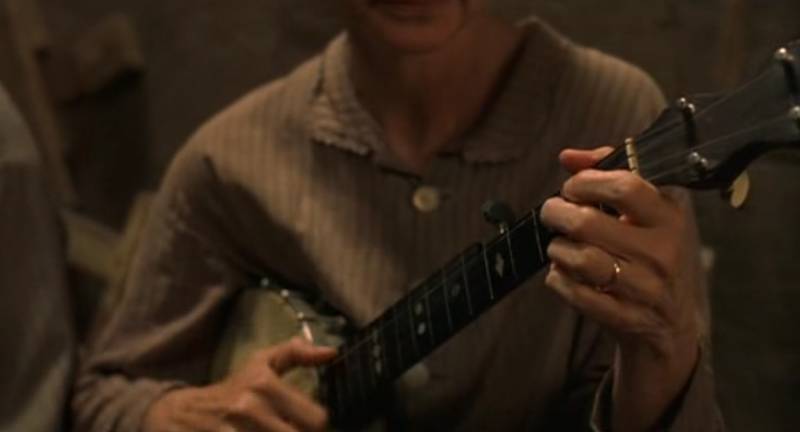 Banjo player Sheila Kay-Adams. - Jam Hall